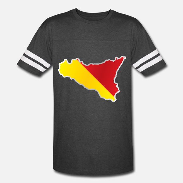 

national territory and flag sicily t shirt men knitted cotton o neck novelty interesting breathable spring autumn trend shirt