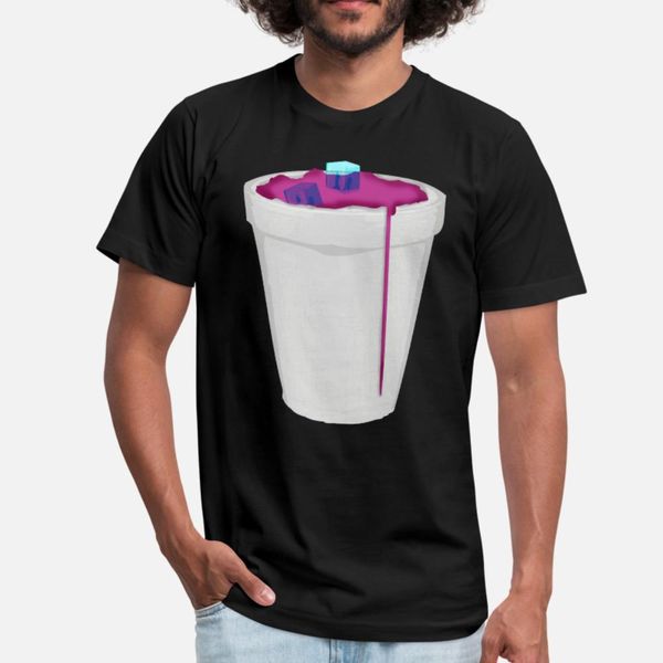 

drank cup t shirt men character 100% cotton s-xxxl cool loose authentic summer style outfit shirt