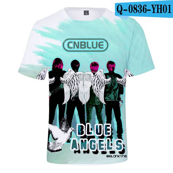 

kpop cnblue summer korean k-pop 3d print shirts humor aesthetic kawaii men clothing