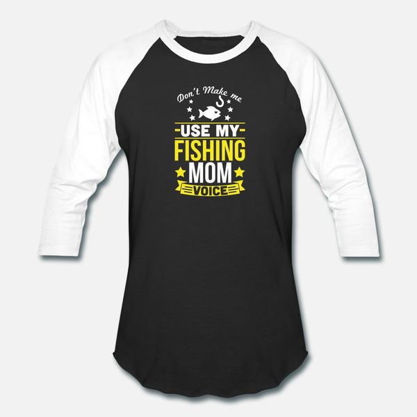 

fishing mom voice t shirt men personalized short sleeve s-3xl anti-wrinkle basic spring slim shirt