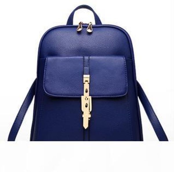 

classic 2017 fashion genuine leather women's backpack bag polyester school bag handbags shoulder purse nylon shipping