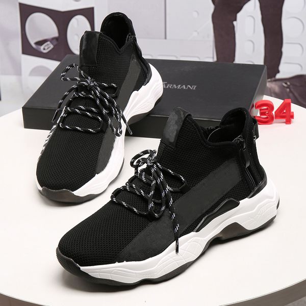 

Fashion Classic style Korean version Versatile Simplicity White shoes Casual men shoes Breathable mesh shock absorption sneakers