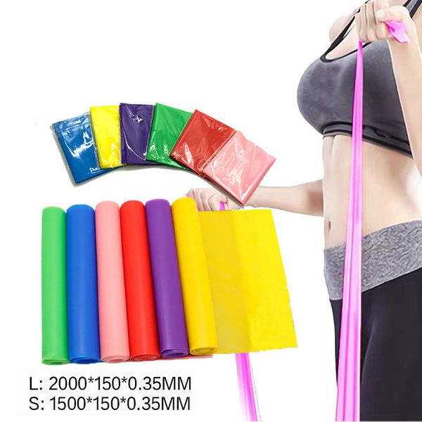 

resistance bands gym fitness exercise yoga elastic band muscle stretch loop rubber training home workout equipment