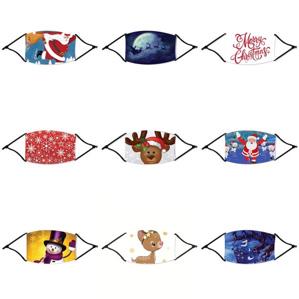 

breathing valve anti dust face christmas mask folding without valve protective dustproof pm2.5 face christmas masks mk44#57933, Black