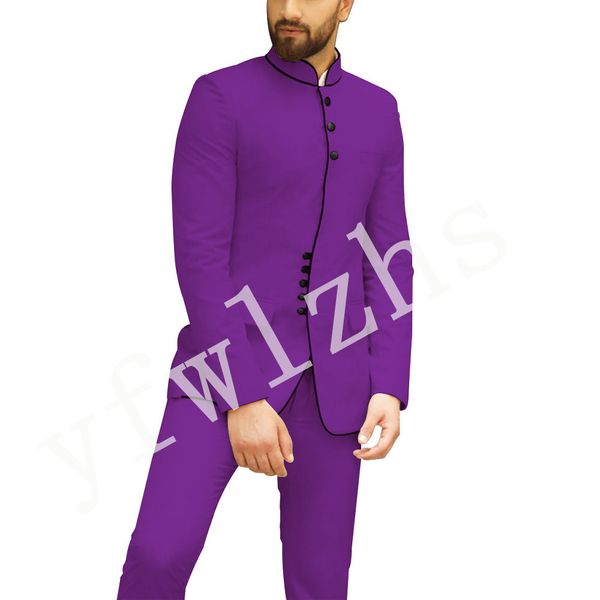 

популярные красивый groomsmen мандарин отворотом groom tuxedos мужские костюмы венчания / prom best man blazer (куртка + pantst) y125, Black;gray