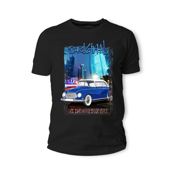 

2019 new summer fashion t-shirt union dkw 1000s coupe blau weiss auto cotton tee shirt