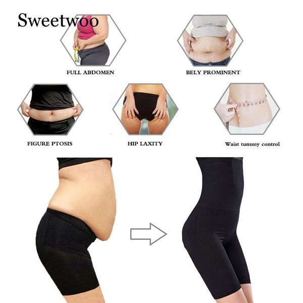 

формирователи женщины талии trainer тела shaper для похудения пояс трусы bulifter shapewear похудения нижнее белье пластика contro ремень по, White;black