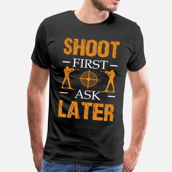 

biathlon rifle sport gift winter ski sports team t shirt men custom tee shirt s-3xl normal cute comfortable summer pictures shirt