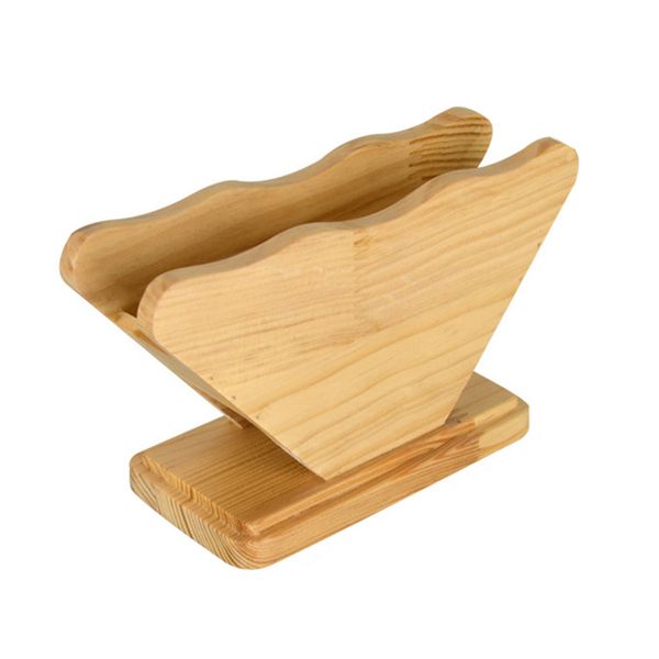 

home countersimple paper rack coffee filter holder bamboo wood storage shelf