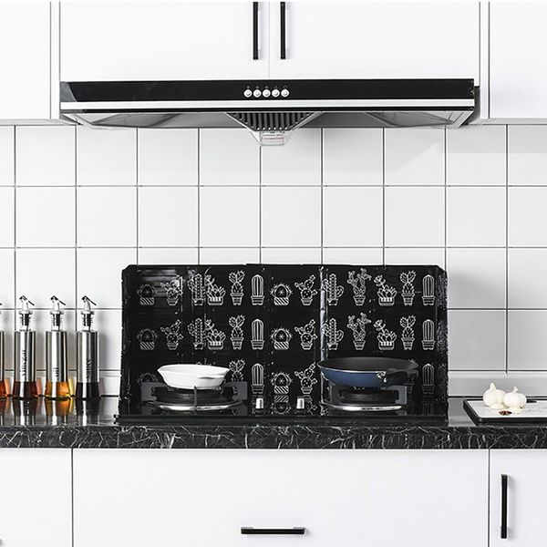 

new kitchen frying pan oil splash protection screen gas stove splash proof windproof shield shroud separator splash guard tool