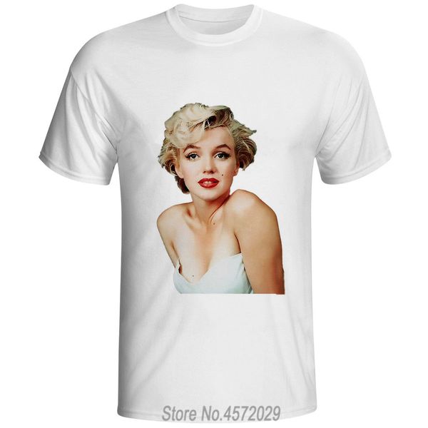 

мэрилин монро майка мужчины кинозвезда printed top одежда мужской хлопка с коротким рукавом футболки плюс размер евро размер