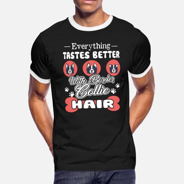 

border collie рубашки тенниска мужчины печать 100% хлопок s-3xl trend известная базовой летней тонкая рубашки