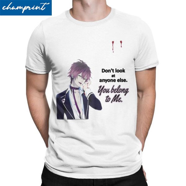 

men ayato sakamaki husbando t shirts diabolik lovers vampire anime awesome short sleeve crew neck tees unique t-shirts