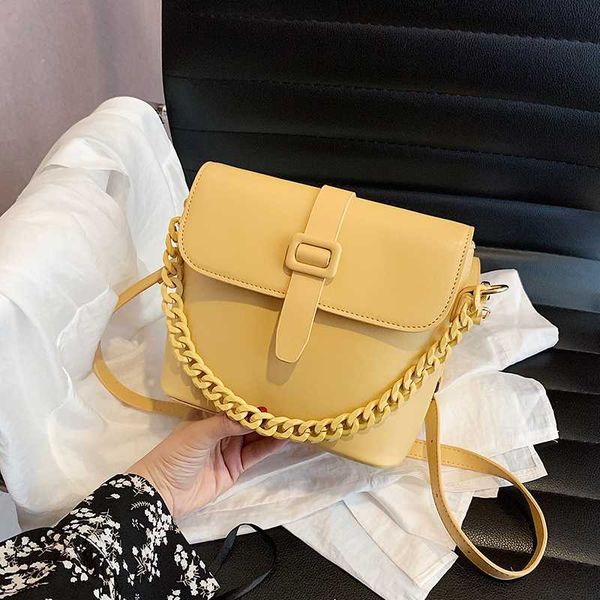 

new french design fashion chain bucket bag handbag & elegant shoulder bag messenger width 21cm height 18cm thickness 8cm