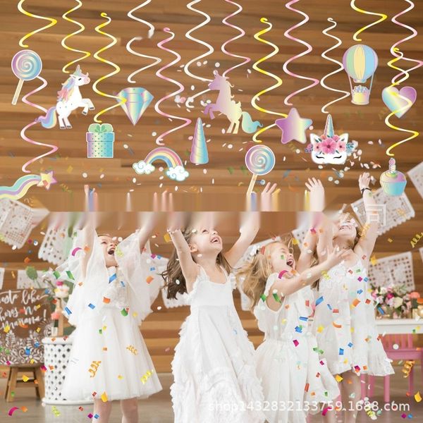 

new pvc pendant kindergarten window children's room party decoration new pendantspiral pvc spiral pendant kindergarten window children