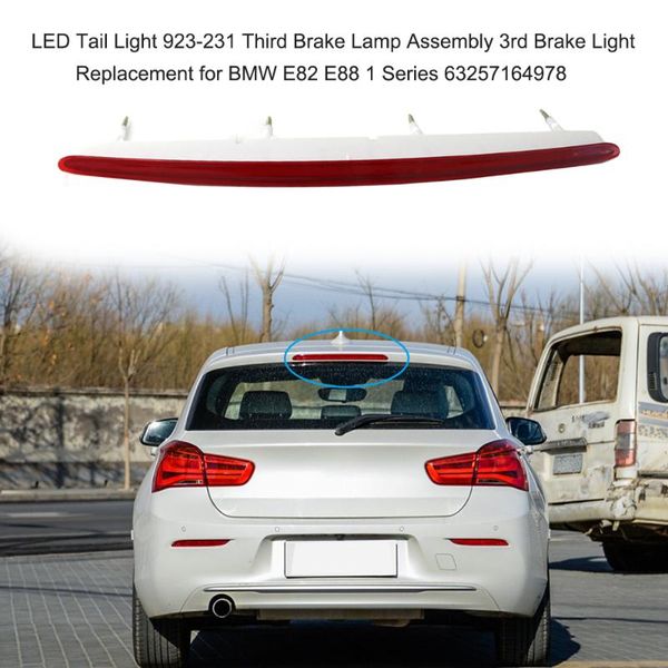

led tail light 923-231 third brake lamp assembly 3rd brake light replacement for e82 e88 1 series 63257164978 accessories