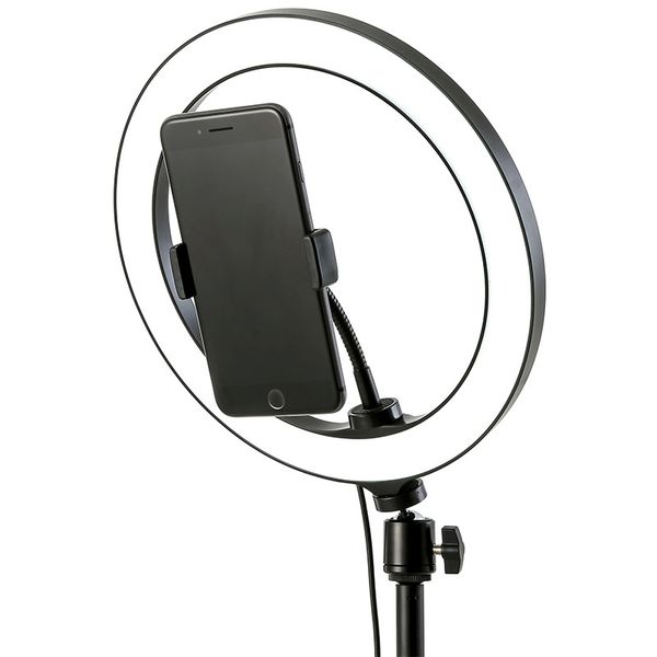 

6 10" led selfie ring light lamp for tik tok pgraphy makeup video live studio 3200-5600k dimmable mini led camera ringlight