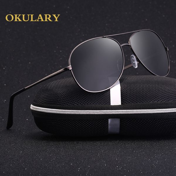 

2020 man polarized oval sunglasses 3 color black/blue/yellow metal frame ing, White;black