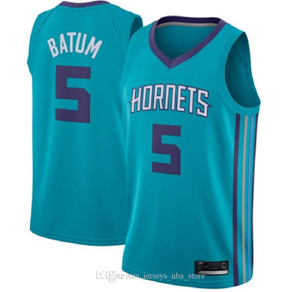 

custom men s womens charlottehornets4 devonte graham 5 nicolas batum white blue throwback basketball editionnbajersey, Black;red