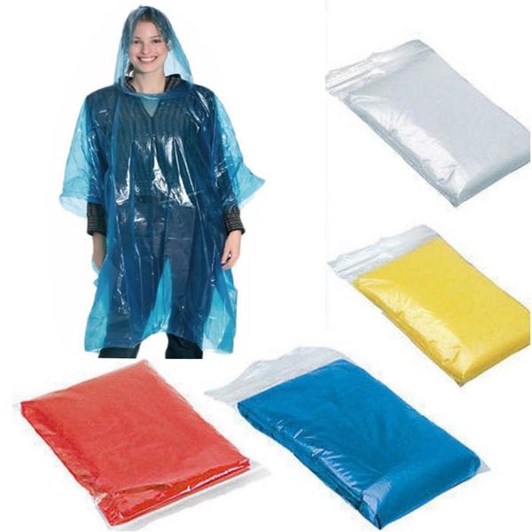 

disposable raincoat emergency waterproof outdoor hiking hood hedge poncho travel camping tourism transparent rain coat vt1535