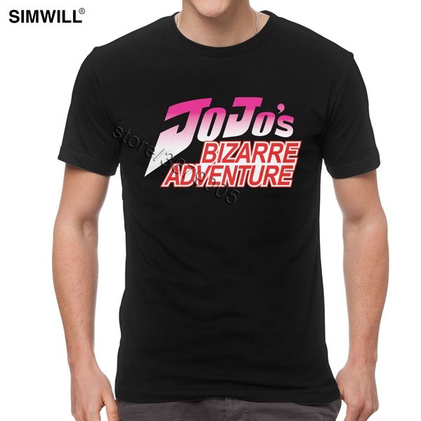 

jojo bizarre adventure t-shirts mens cotton japan manga tee shirt short sleeve o-neck t shirt creative shirts plus size