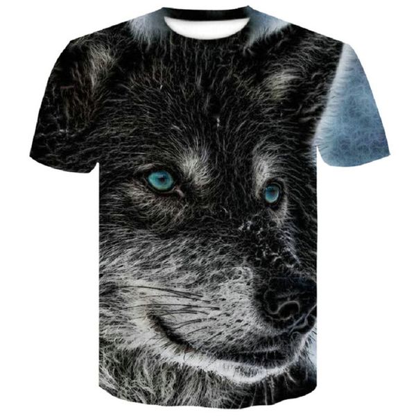 

brand wolf/tiger anime china cool big size 3d print shirts funny aesthetic comics men clothing
