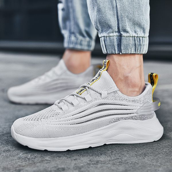 

plus size 39-45 light running shoes men comfort sneaker breathable non-slip wear-resistant outdoor sport walking shoes