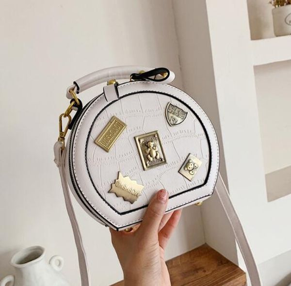 

ins женщины сумки женщины старший маленький круглый мешок мини-сумки на ремне новая мода сумки