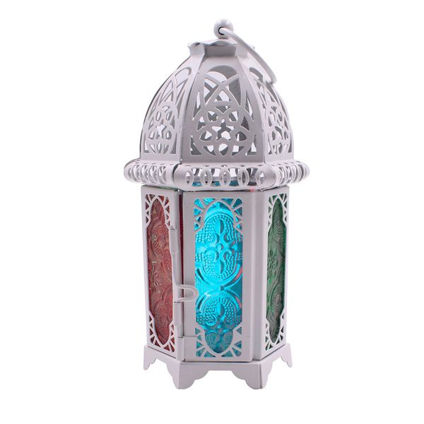 

марокканский стиль подсвечник железный структура главная металлическое кольцо подсвечник открытый