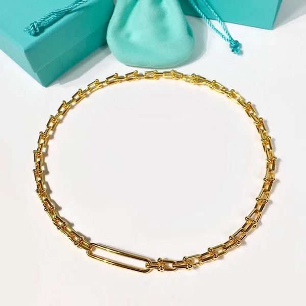 

brand pure 925 sterling silver jewelry for women long lock neckalce key lock pendant luck gold color silver party necklace