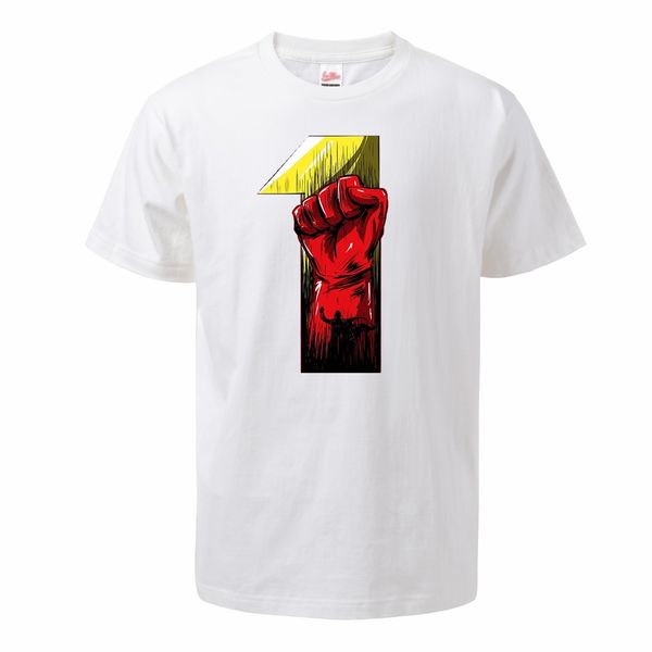 

1 punch men's summer japan anime tshirt 100% cotton round neck short-sleeved t-shirt harajuku tees one punch man streetwear