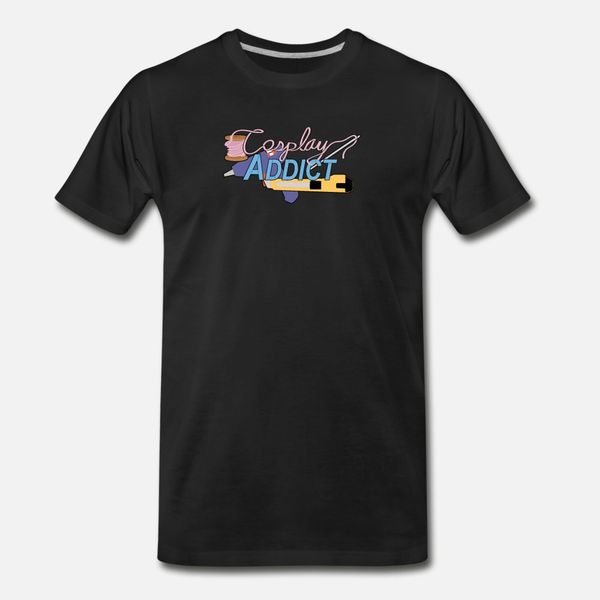 

cosplay addict t shirt men create short sleeve s-xxxl letters cute comfortable spring trend shirt