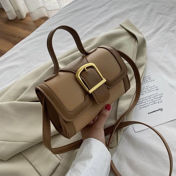 

летний мешок женщин 2020 новая мода ретро универсальный портативный сумка цвет контраст square