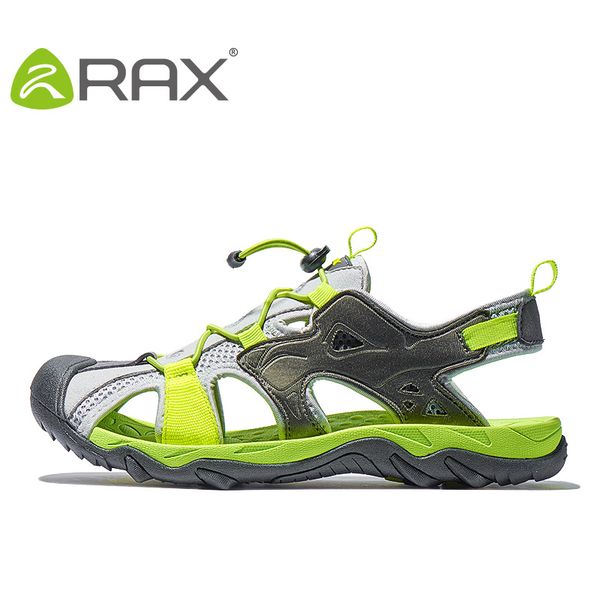 

summer men breathable outdoor sandals soft sole anti-slip wearable beach shoes men cutout hard-wearing walking sandals 12326