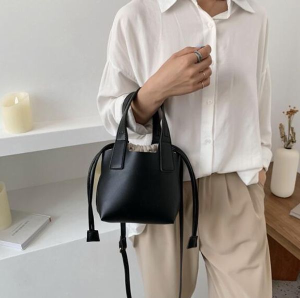 

senior women backet bag lady shoulder bags shopping bag removable handbags