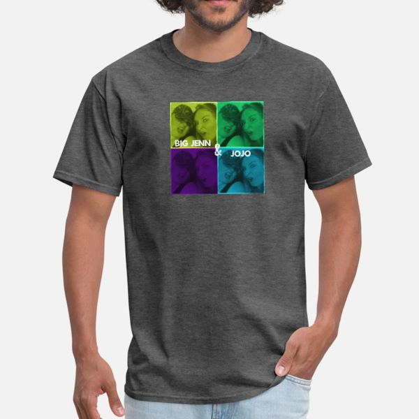 

big jenn and jojo official t shirt men customize tee shirt euro size s-3xl solid color crazy authentic summer original shirt