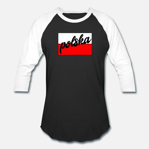 

polska t shirt men print tee shirt crew neck pattern sunlight breathable spring autumn original shirt