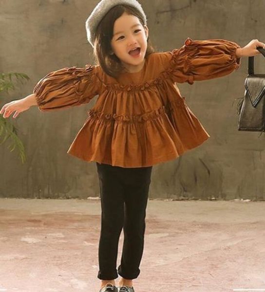 

uk stock toddler baby girls clothes ruffle + pants leggings outfits set 1-6t, White