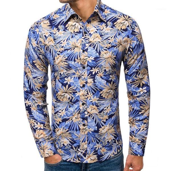 

slim mens cotton shirts casual designer long sleeve males clothing feather floral mens casual shirts fashion, White;black