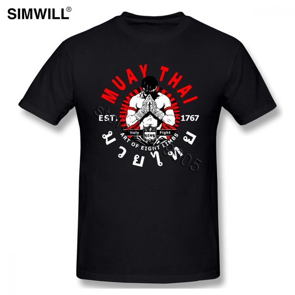 

custom cool muay thai fighter t shirt men fashion tshirts family tee club short sleeves full cotton crew shirts