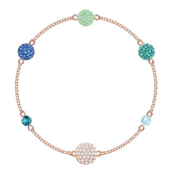

charm bracelets mandy collection remix perla hebra hidden magnetically flash spherical colored crystal women's bracelet gift, Golden;silver