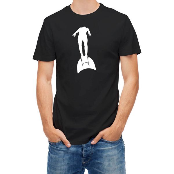 

2017 cool apnea diver 23302 design s 100% cotton t shirts o-neck short sleeve tee