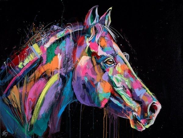 

jennifer hogwood bright and beautiful equine home decor handpainted &hd print oil painting on canvas wall art canvas pictures 200812