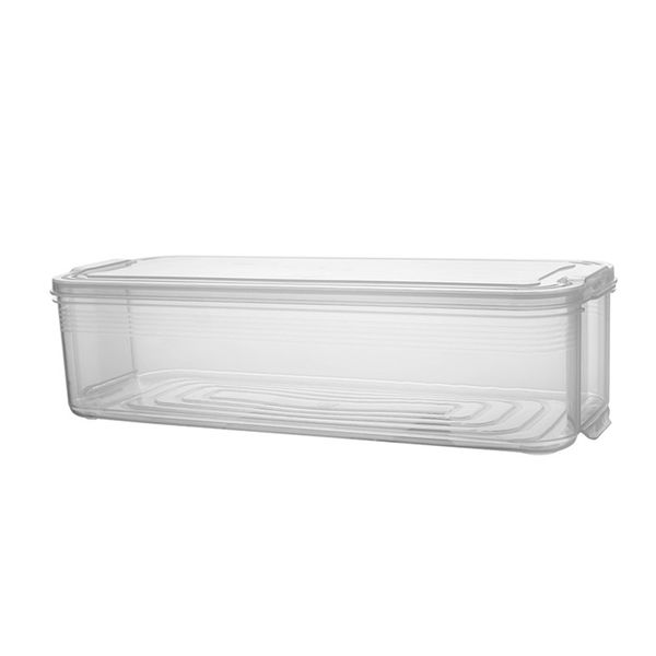 

refrigerator food storage box fresh keeping non slip organizer with lid plastic