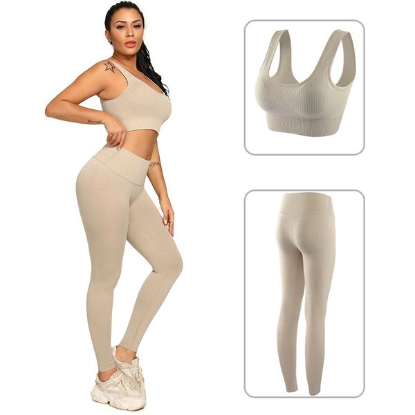 

seamless yoga set women sportswear sport fitness clothing one piece seamless yoga suit leggings workout set gym wear ladies, White;red