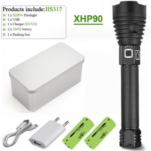 

супер мощный 2500 люмен xhp90 увеличить led usb аккумуляторная факел фара открытый инструмент # g4