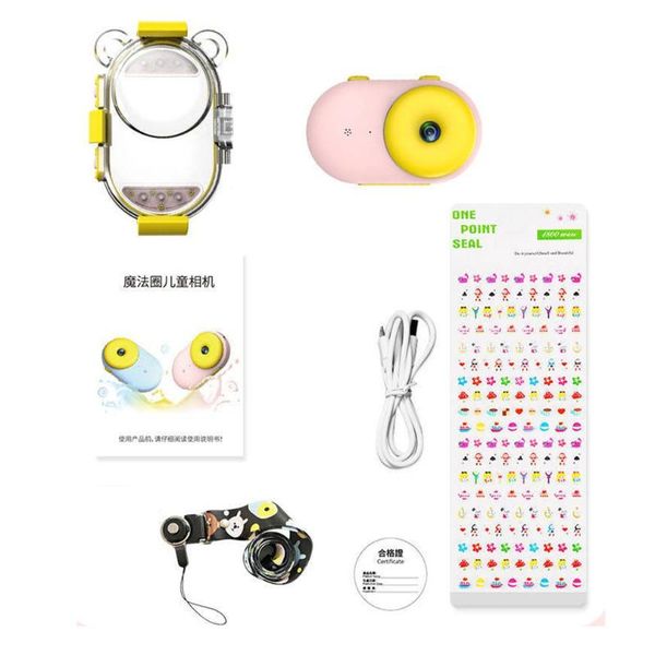 

wifi children waterproof camera mini slr double lens motion camera digital toy no memory