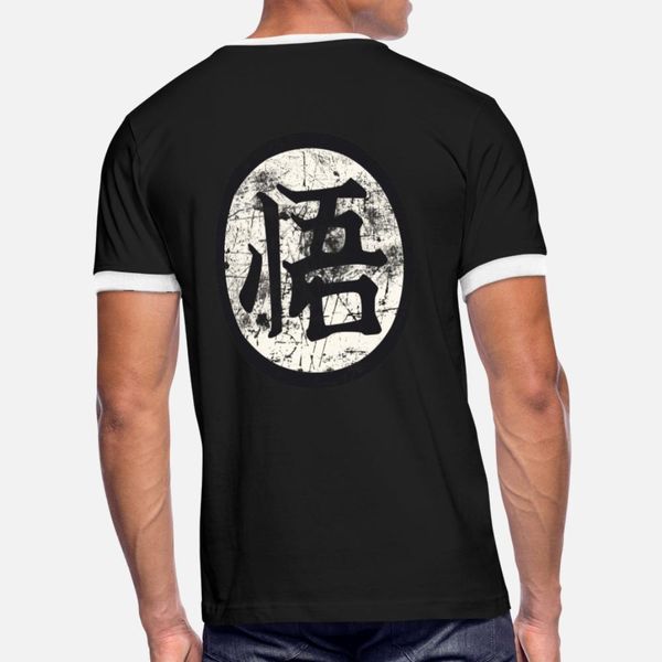 

goku logo t shirt men customize short sleeve s-xxxl fit sunlight funny summer trend shirt