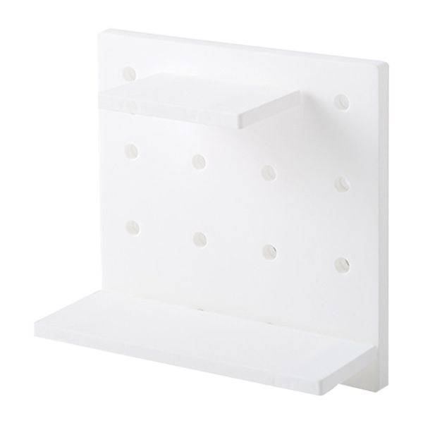 

living room kitchen pegboard bathroom non slip wall shelf hole board punch free