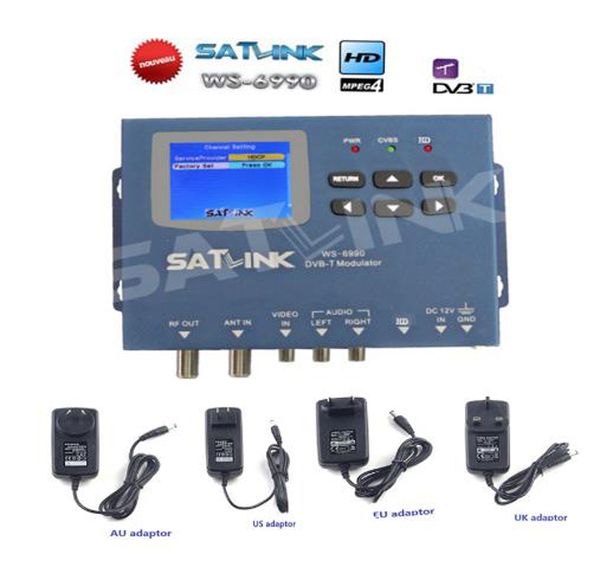 Satlink WS6990 ТАРГРИРСКИЙ ИНТЕР РУКЦИЯ DVB-T MODUTURE AV METER Digital Finder WS-6990